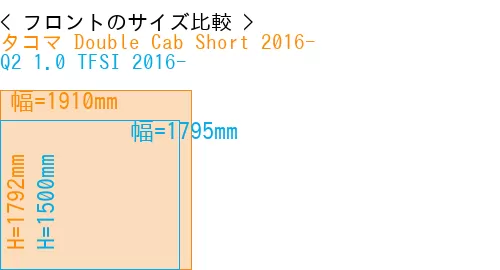 #タコマ Double Cab Short 2016- + Q2 1.0 TFSI 2016-